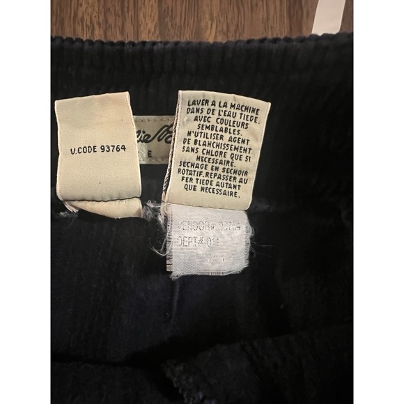 VTG Eddie Bauer Navy Blue Corduroy Skirt Women's 18 Y2K Dark Academia CabinCore - Picture 10 of 10